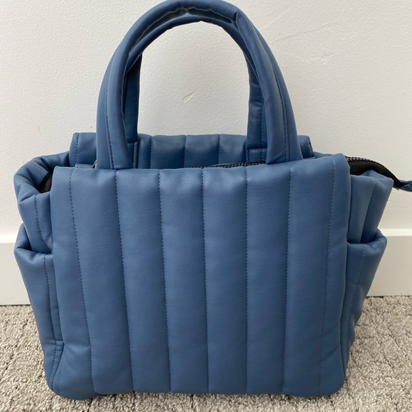 THINK ROYLN Handbags - THINK ROYLN Luxe Puffy Handbag  - blue